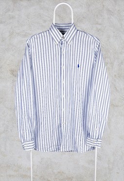Vintage Polo Ralph Lauren Striped Shirt Long Sleeve Medium