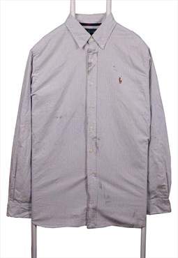 Vintage 90's Polo Ralph Lauren Shirt Long Sleeve Button Up