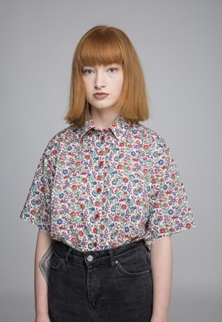 VINTAGE LIGHT FLORAL SHIRT