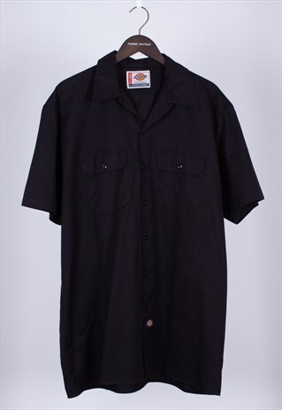 VINTAGE 90S BLACK SHIRT WITH POCKETS DICKIES