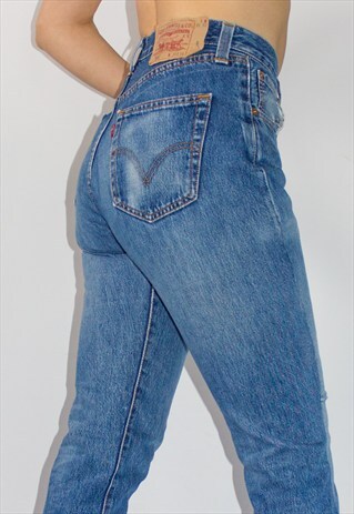 VINTAGE HIGH WAIST 501 SLIM FIT LEVI'S JEANS