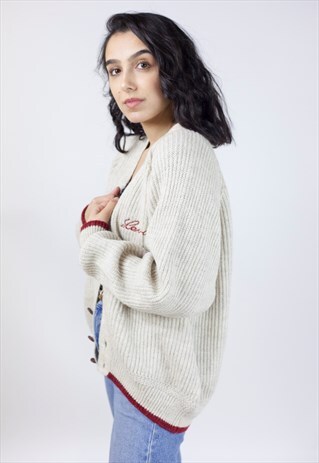 VINTAGE LEVI'S BEIGE CARDIGAN