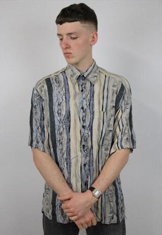 VINTAGE 90'S PATTERNED SHIRT