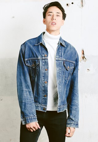 VINTAGE LEVIS DISTRESSED DENIM JACKET