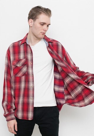 RED PLAID SHIRT