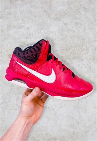 NIKE AIR VISI PRO 6 RED BASKETBALL TRAINERS UK 7