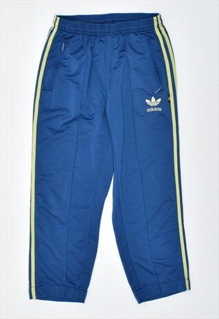 VINTAGE 90'S ADIDAS TRACKSUIT TROUSERS BLUE