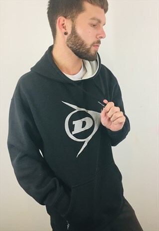 DUNLOP VINTAGE HOODIE SWEATSHIRT