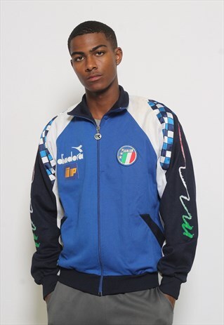 VINTAGE DIADORA ITALIA TRACK JACKET