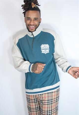 EMBROIDED NIKE ZIP SWEATSHIRT