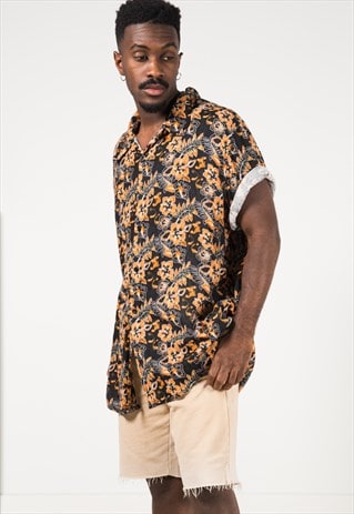 VINTAGE 80S HAWAIIAN SHIRT / S1739