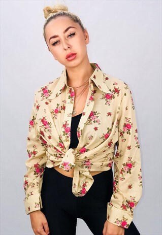 VINTAGE OVERSIZED PATTERN SHIRT
