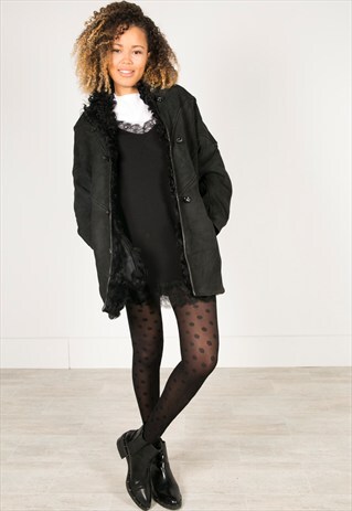 VINTAGE 80S WINTER SHEEPSKIN COAT