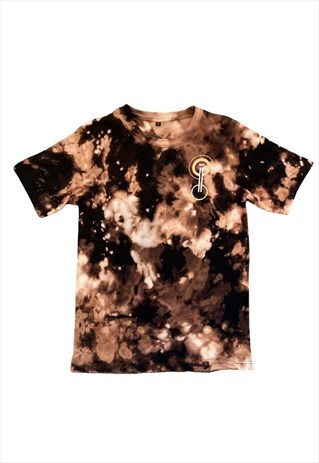 BLACK OVERSIZED TSHIRT WITH ACID WASH