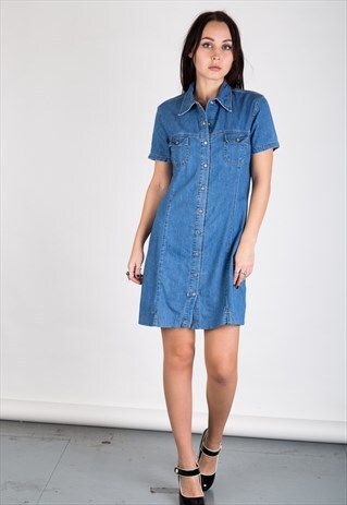 VINTAGE 90S DENIM DRESS