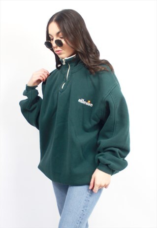 90'S RETRO GREEN OVERSIZED SWEATSHIRT
