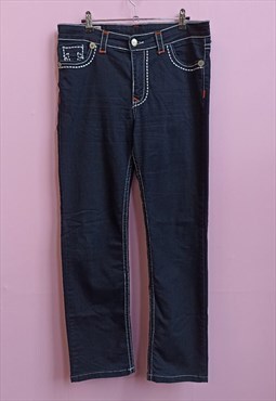 Vintage Y2K True Religion high waisted tapered jeans