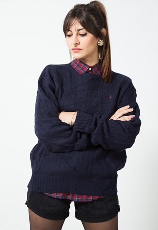 ON SALE VINTAGE 80S POLO RALPH LAUREN KNITWEAR JUMPER/S0636