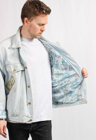 VINTAGE BLANKET LINED DENIM JACKET
