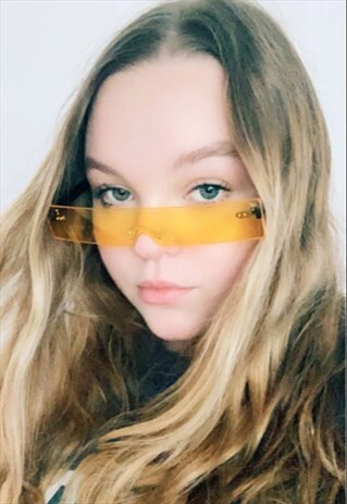 Y2K RECTANGLE PARTY SUNGLASSES