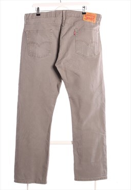 Vintage 90's Levi's Jeans 513 Denim Slim Straight Grey Men's