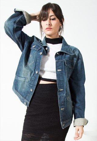 VINTAGE 90S CLASSIC G-STAR BASIC DENIM JACKET / S1612