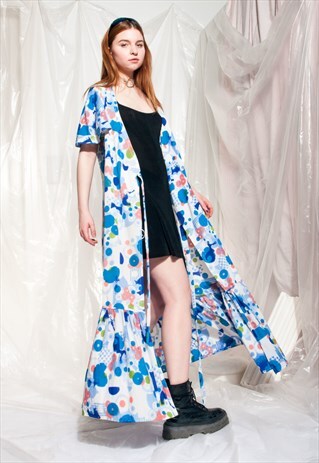 Vintage beach robe 70s revival flower power wrap dress | Pop Sick | ASOS Marketplace