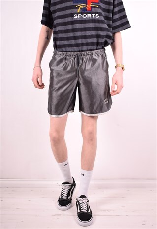RUSSELL ATHLETIC MENS VINTAGE SHORTS W30 GREY 90S