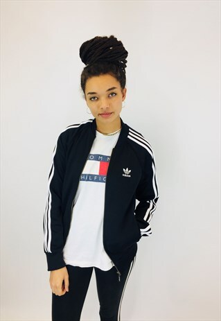 ADIDAS CLASSIC 3 STRIPE TREFOIL TRACK JACKET