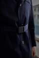 VINTAGE 80'S NAVY BELTED COAT
