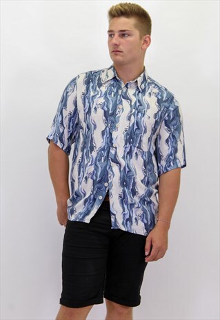 VINTAGE CRAZY PATTERN FESTIVAL SHIRT