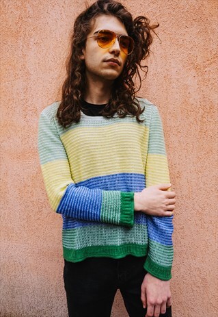 VINTAGE COLOR BLOCK JUMPER