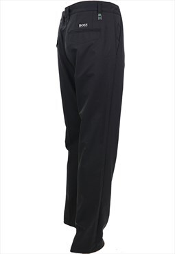 Vintage 90's Hugo Boss Suit Trousers in Black