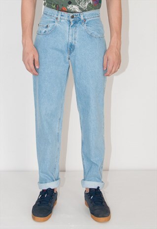 VINTAGE RETRO BLUE LOW RISE LEVI'S 545 JEANS DENIM W30 L32
