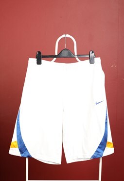 Vintage Nike Sports Trainers Logo Shorts White