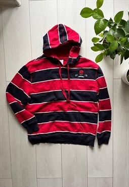 Vintage England Rugby stripped hoodie rose