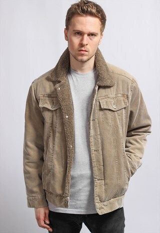 VINTAGE CORDUROY SHERPA JACKET