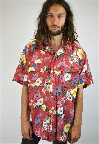 VINTAGE 90'S TOMMY HILFIGER HAWAIIAN SHIRT