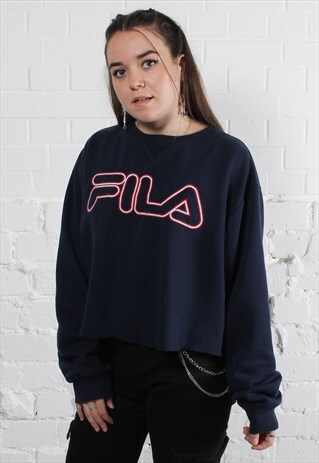 fila cropped sweater