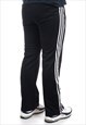 VINTAGE ADIDAS BLACK TRACKSUIT BOTTOMS WOMENS