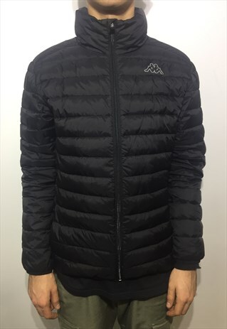 VINTAGE 90' OLDSCHOOL COOL BLACK KAPPA JACKET