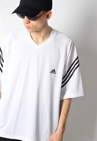 2000 WHITE ADIDAS SPORTS T-SHIRT
