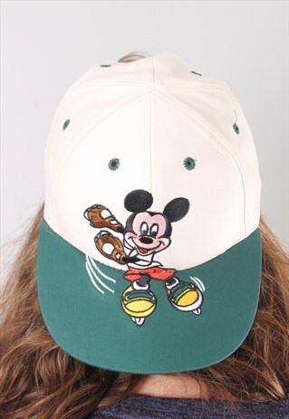 VINTAGE MICKEY MOUSE BASEBALL CAP HAT