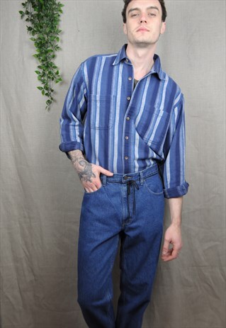 BLUE STRIPED SHIRT