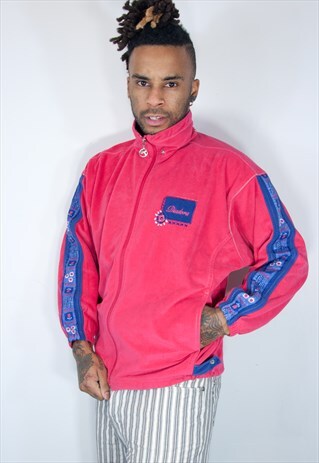 EMBROIDED RARE DIADORA ZIP SWEATSHIRT
