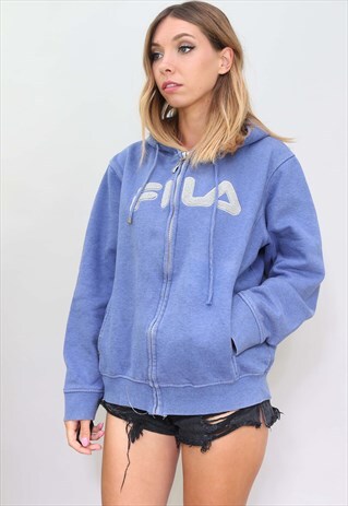 VINTAGE RETRO OVERSIZED FILA HOODIE