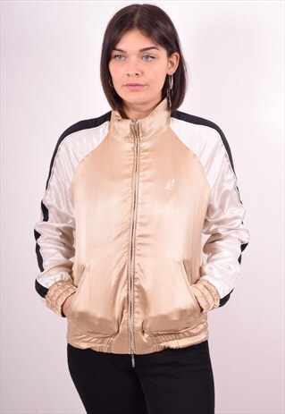 AUSTRALIAN WOMENS VINTAGE TRACKSUIT TOP JACKET LARGE MULTI 9