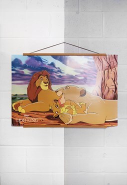 Original Vintage 90s Disney The Lion King Poster 36x24"