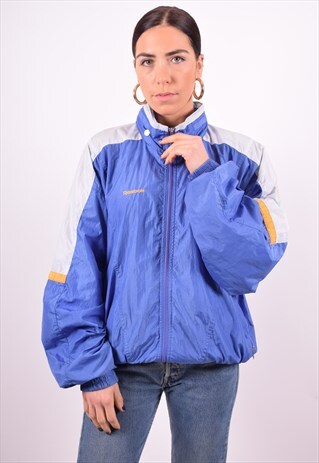 REEBOK WOMENS VINTAGE JACKET XXL PURPLE 90'S