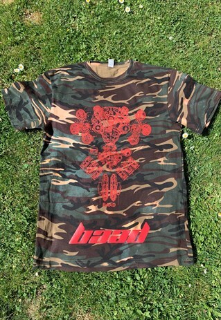 BAAD T-SHIRT CAMO GREEN BAADFLY